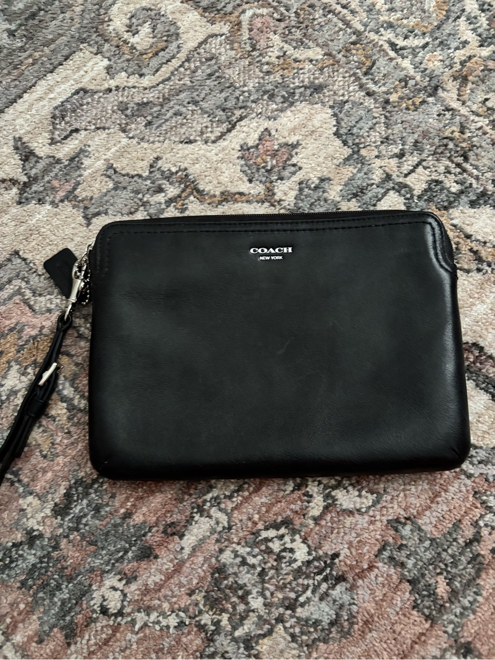Coach Black Leather Kindle Case